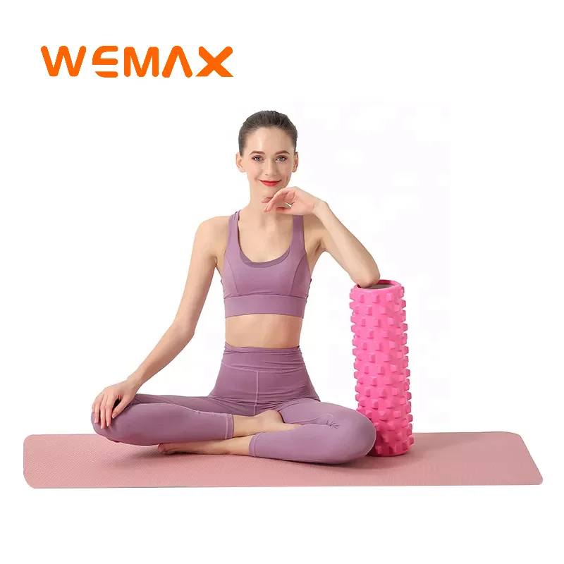

WEMAX personalized Fitness Yoga Deep Tissue Back Muscle Release Eje de espuma relajante Massage Hollow Yoga Foam Rollers, Orange,green,pink,red,blue,black