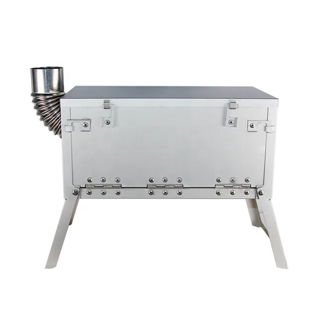 
Outdoor folding grill tent kompor bushcraft heating furnace ultra light hiking camping mini titanium ultralight wood stove 