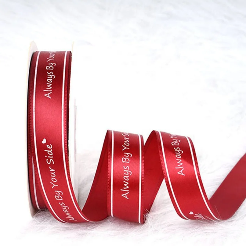 

Factory Personalized brand name logo custom printed ribbon, Customizable
