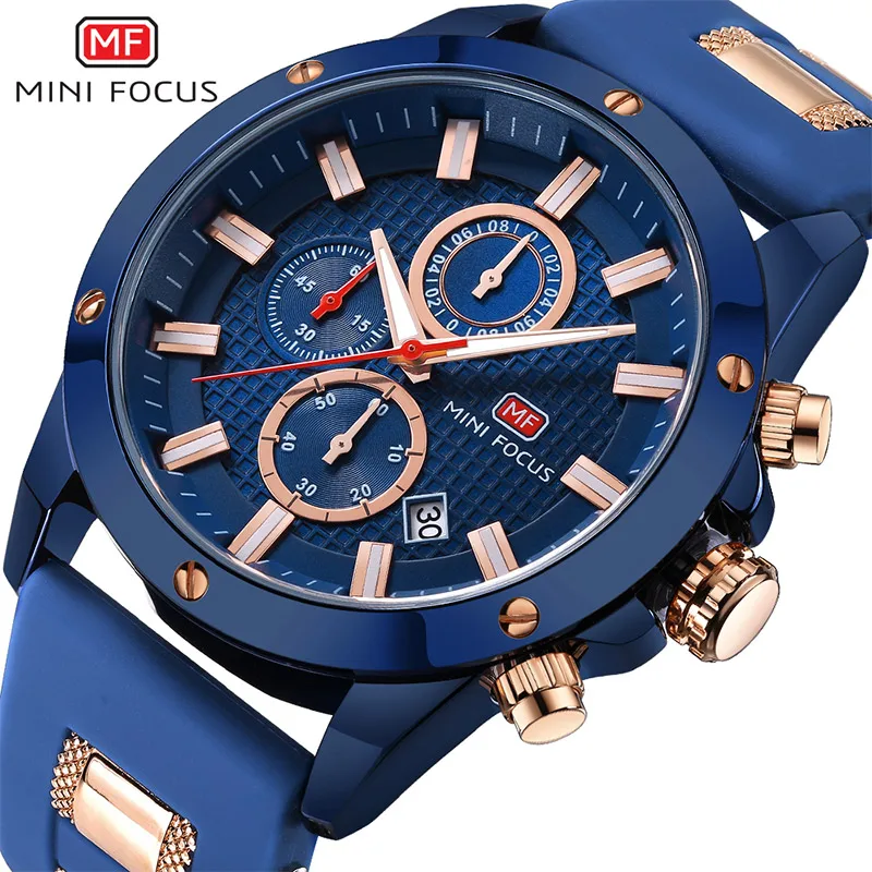 

MINI FOCUS Luxury Japan Quartz Watches For Men Factory Custom Logo Chrono Fashion Mens Wrist Watches