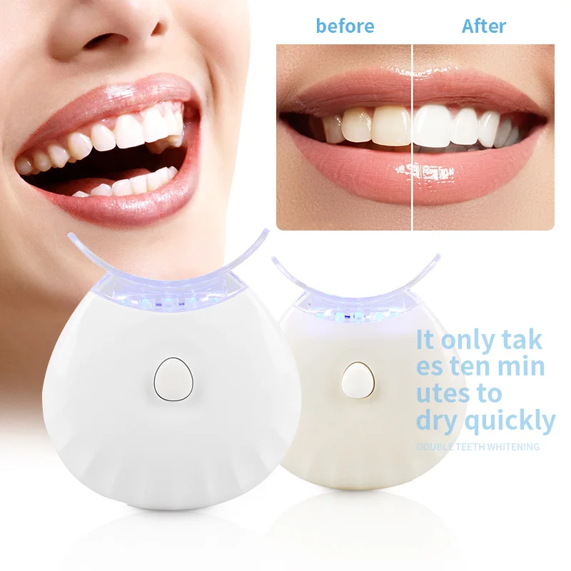 

Professional Wireless Teeth Bleaching Home Teeth Whitening Led Light, White