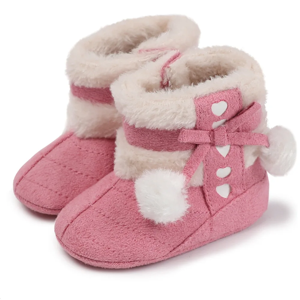 

Multicolor Optional Toddler Shoes Fall/Winter Baby Soft Sole Princess Shoes Baby Toddler Shoes