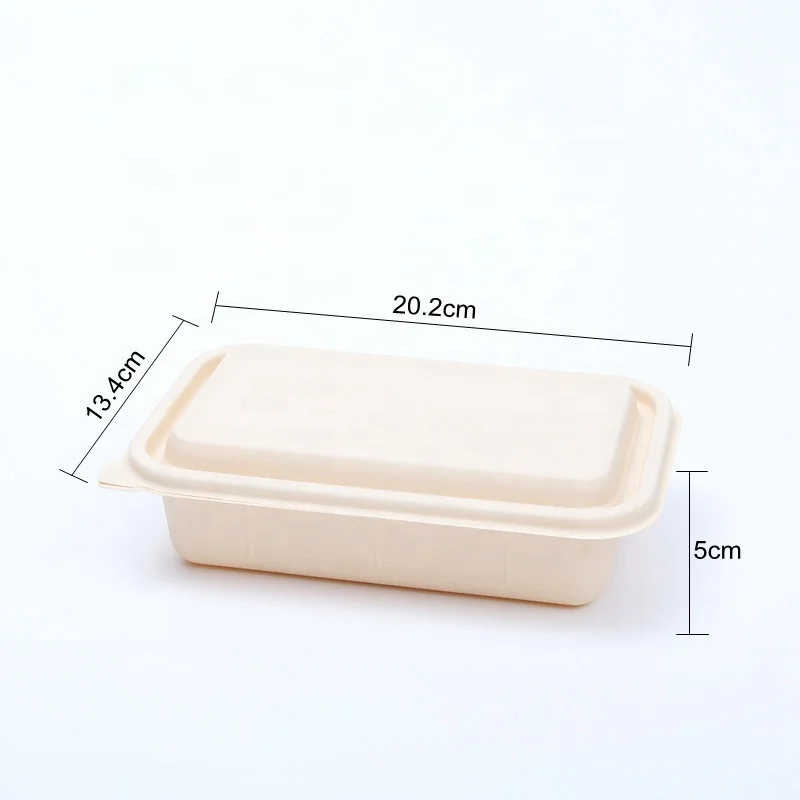 

Eco Friendly Take Out Food Containers, to Go Containers for Food Non Soggy Leak Proof Heavy-duty Quality Disposable, Customized color