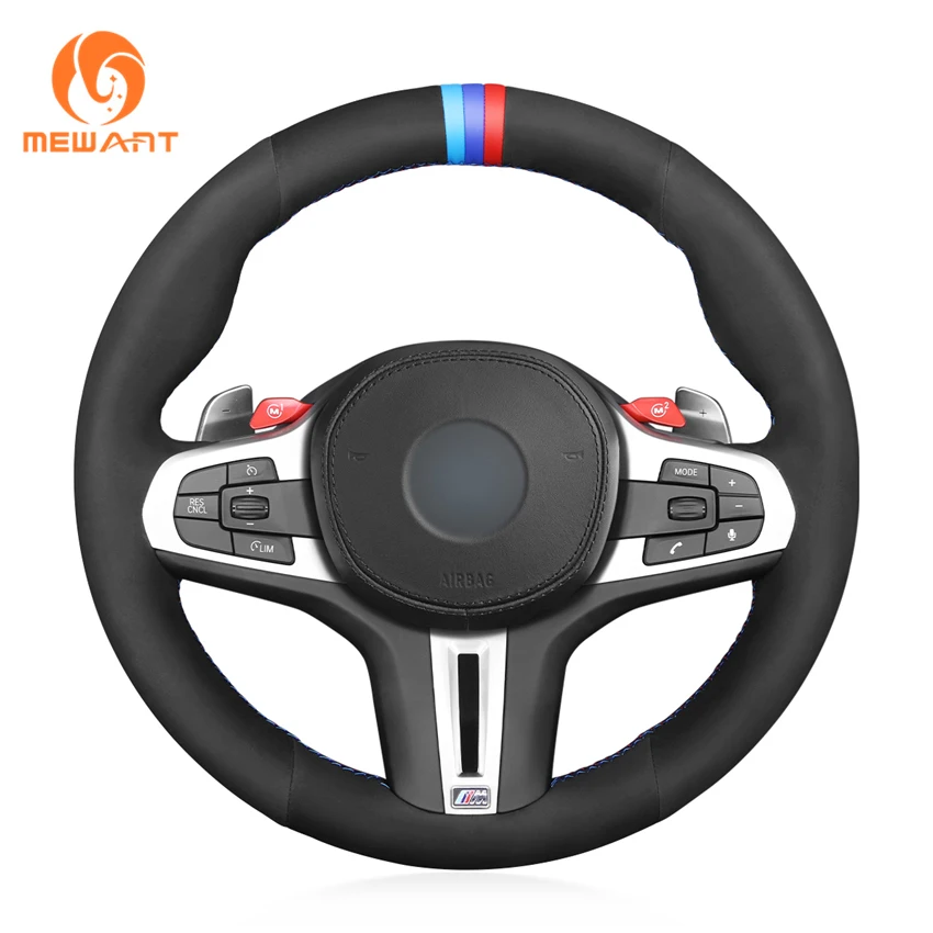

Hand Sewing Soft Suede Steering Wheel Cover for BMW 740Li M G30 GT G80 G82 M3 M4 M5 M8 F90 F91 F92 F93 F95 F97 X3 X4 X5 X6