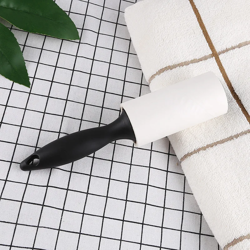 

Direct Selling Hand Tear Type Sticky Hair Artifact Dust Removal Roller, White+black