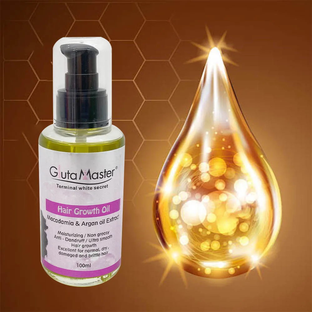 

Gluta Master Powerful Hair Growth Oil for Women Magical Nourishing Mask Restore Soft Hair for Anti Hair Loss Growth l Oil, Pink