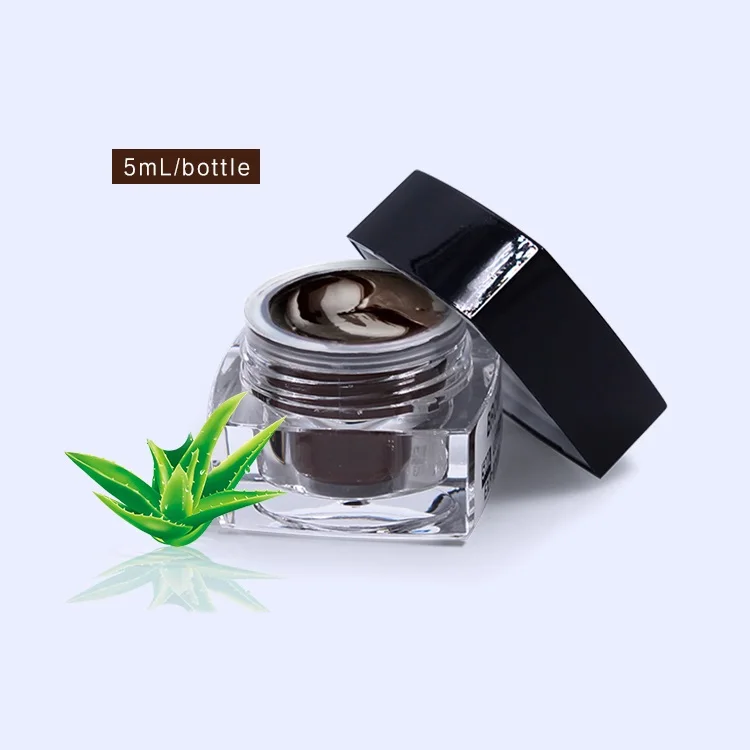 

Hot Sale Biomaser Microblading Pigment Dark Ash Brown Eyebrow Tattoo Ink