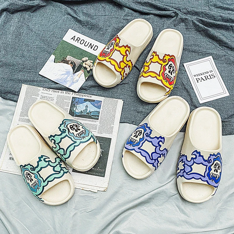 

Manufacture good quality adult indoor slippers yeezy plush slippers yeezy slippers 2021 yeezy slides with box, Customized color