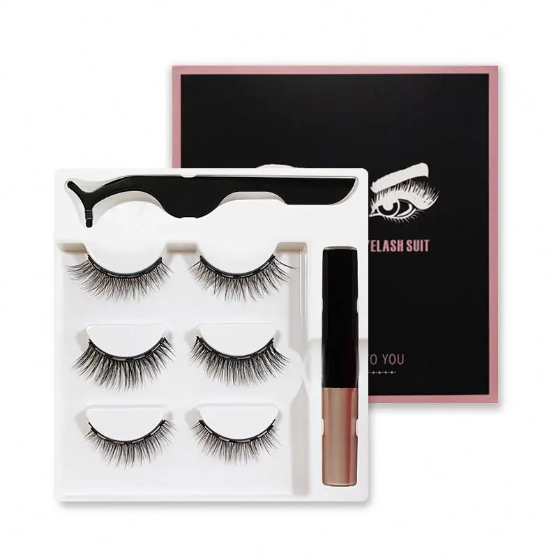 

China Factory False Natural Eyelashes Magnet Magnetic