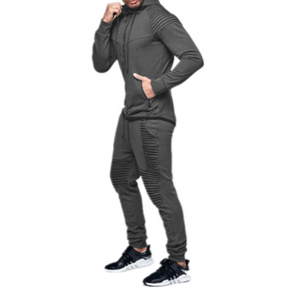 

FunFishing New Arrival Wholesale Sweat Suits Mens Tracksuit Sport Wear Suit