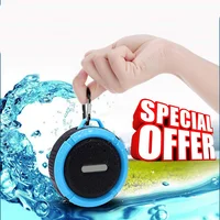 

New C6 bluetooths speaker portable waterproof wireless mini speaker with suction cup