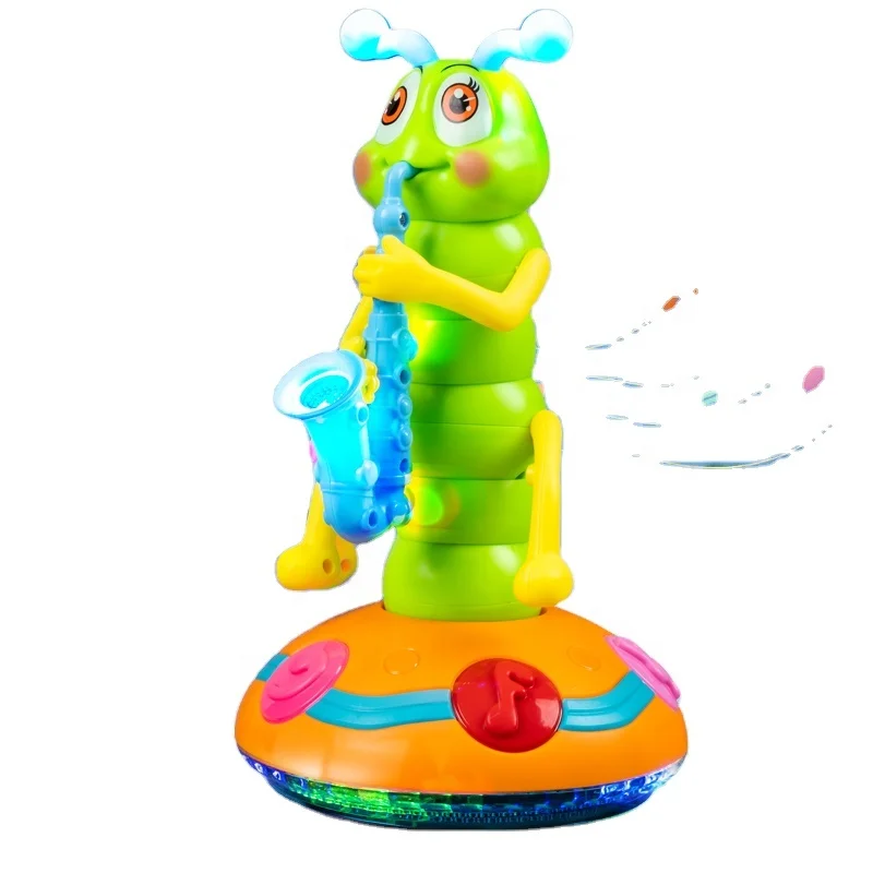 

Electronic walking caterpillar pets with light and music dancing toy for kids