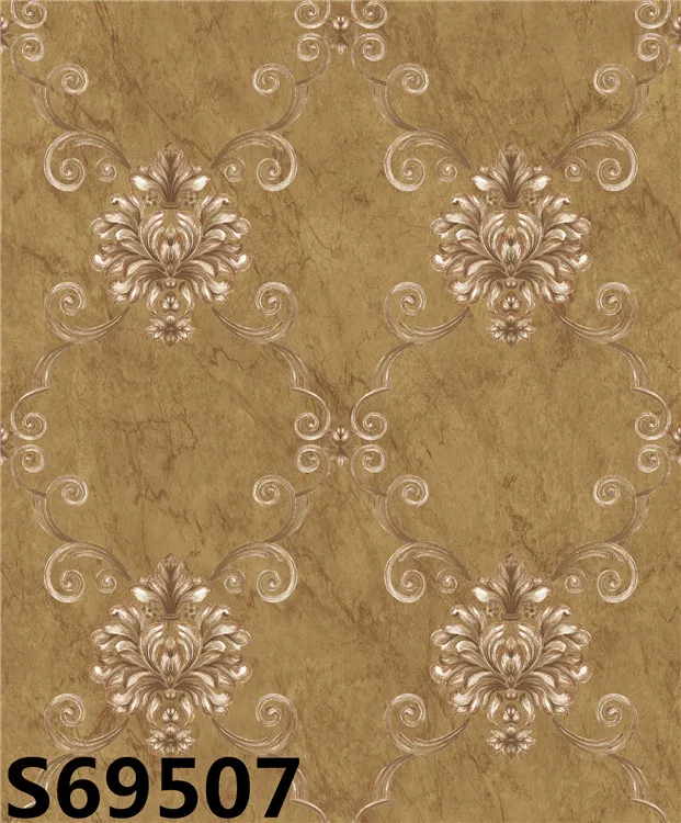 2020 new damask gold wallpaper