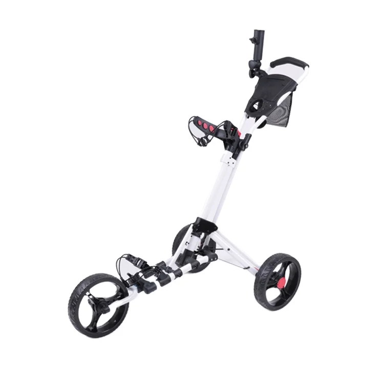 

Hot Selling Manual Chinese Simple Golf Hand Push Trolley, Black