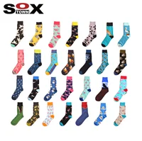 

SOXTOWN wholesale cheap custom pattern vivid color cute knit crew cozy comfortable unisex happy animal socks