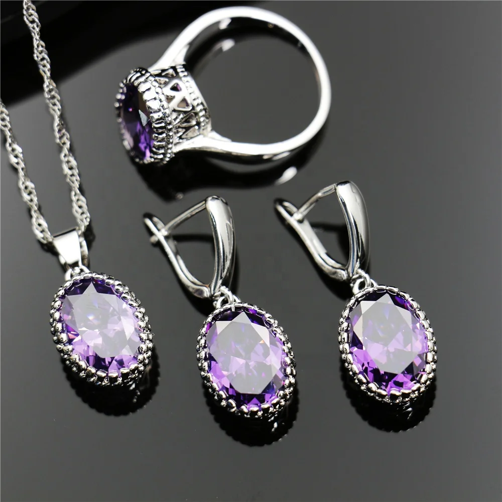 

Wholesale Necklace New Fashion Diamond Simple Design Jewelry Set Women, Picture shows