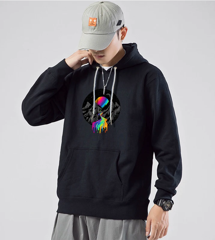 

mans oversized hoodie oem clothing men custom logo hoodie anti wrinkle hea black oversize hoodie