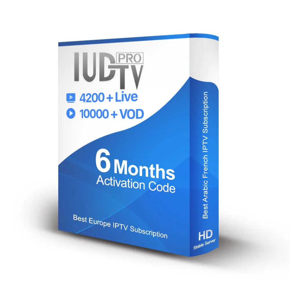 

IUDTV IPTV Channels Subscription Codes 6 Months Best Eastern Europe IPTV with Ex Yu Bulgarian and Czech Channels