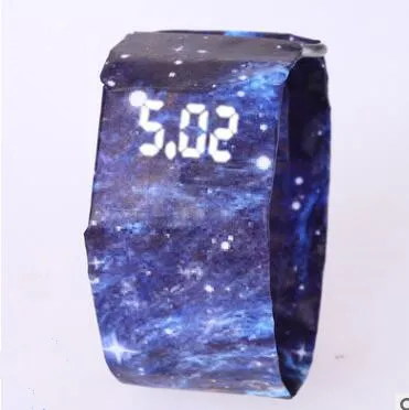 

Creative Trend Paper Watch LED Digital Men Women Waterproof Strap Newspaper Student Sport Digital Watch Relogio Masculino Saat