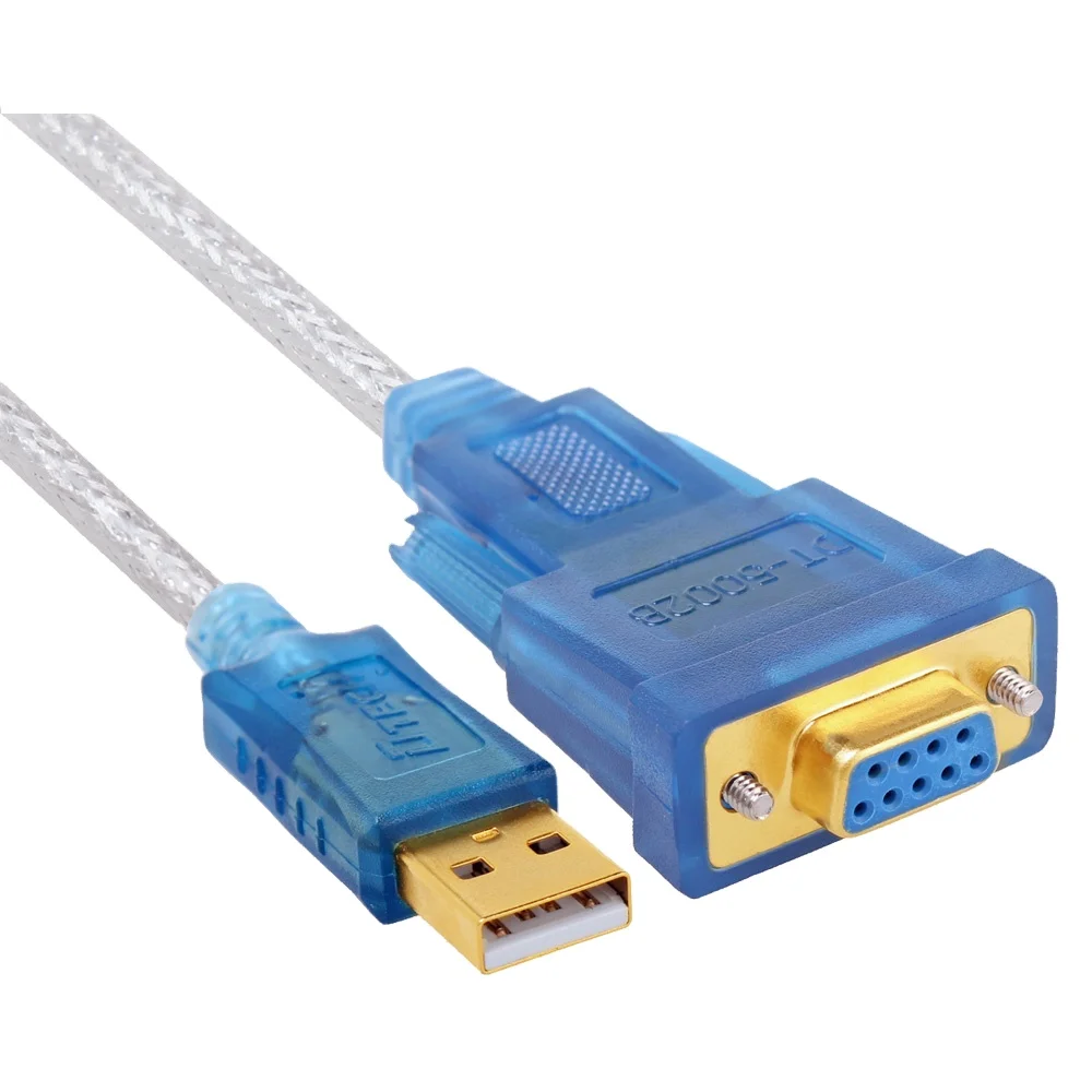 

DTECH serial communication FTDI converter cable 1m 3m micro usb 2.0 to rs232 female DB9