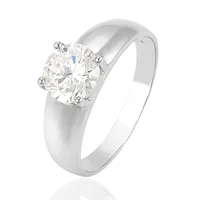 

10125 xuping elegant white single stone ring diamond ring designs for women+stone ring