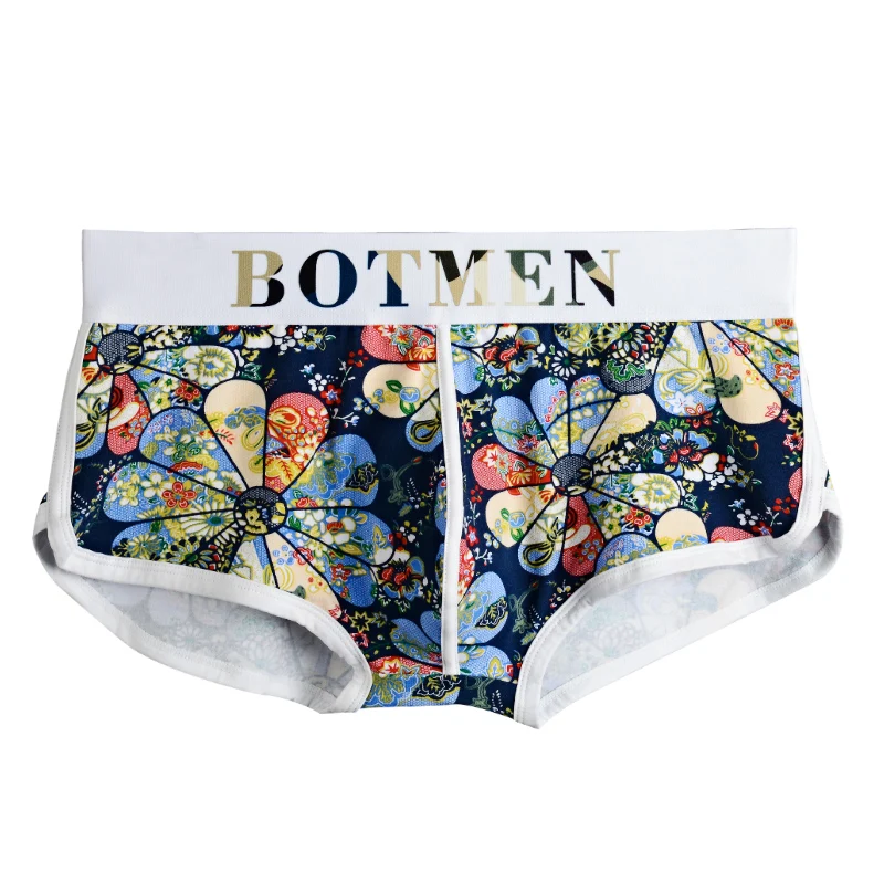 

Fashion Print Seamless Boxers Men Underwear Cotton Men Sport Boxer Seamless Boys Shorts Panties Comfort Boxers Male Underpants, Shown