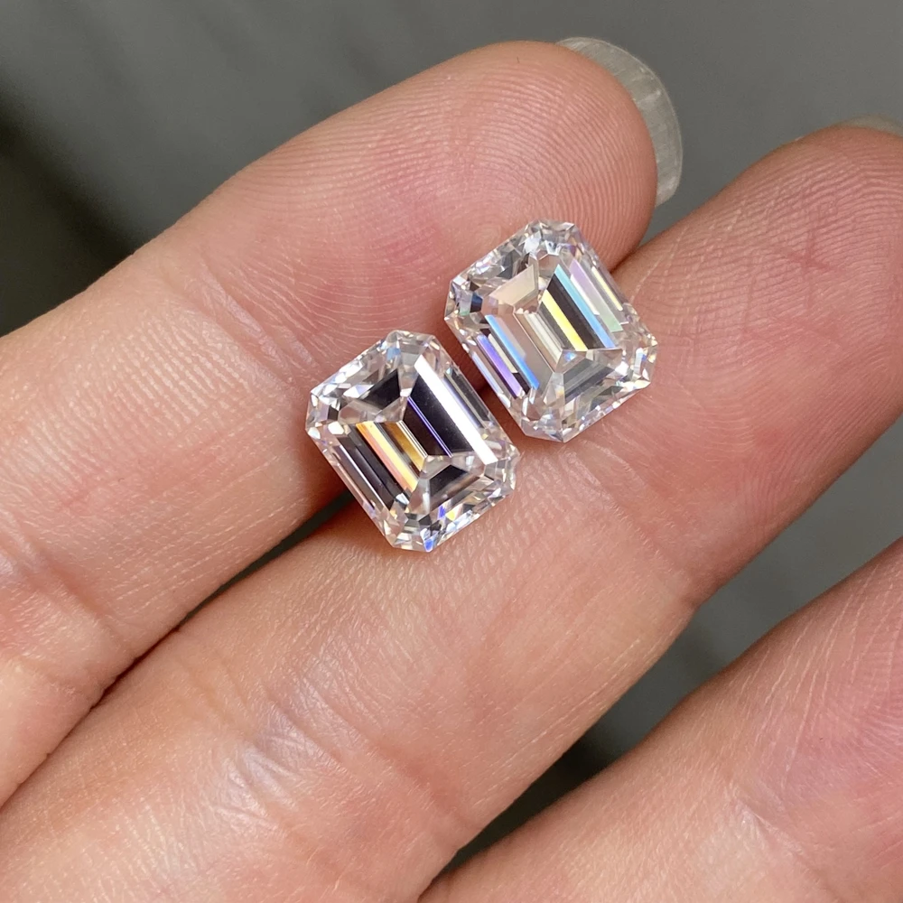 

HQ Gems D VVS1 Excellent Cut 7x9mm Loose Moissanite 3 Carat Diamond Stone For Engagement Ring