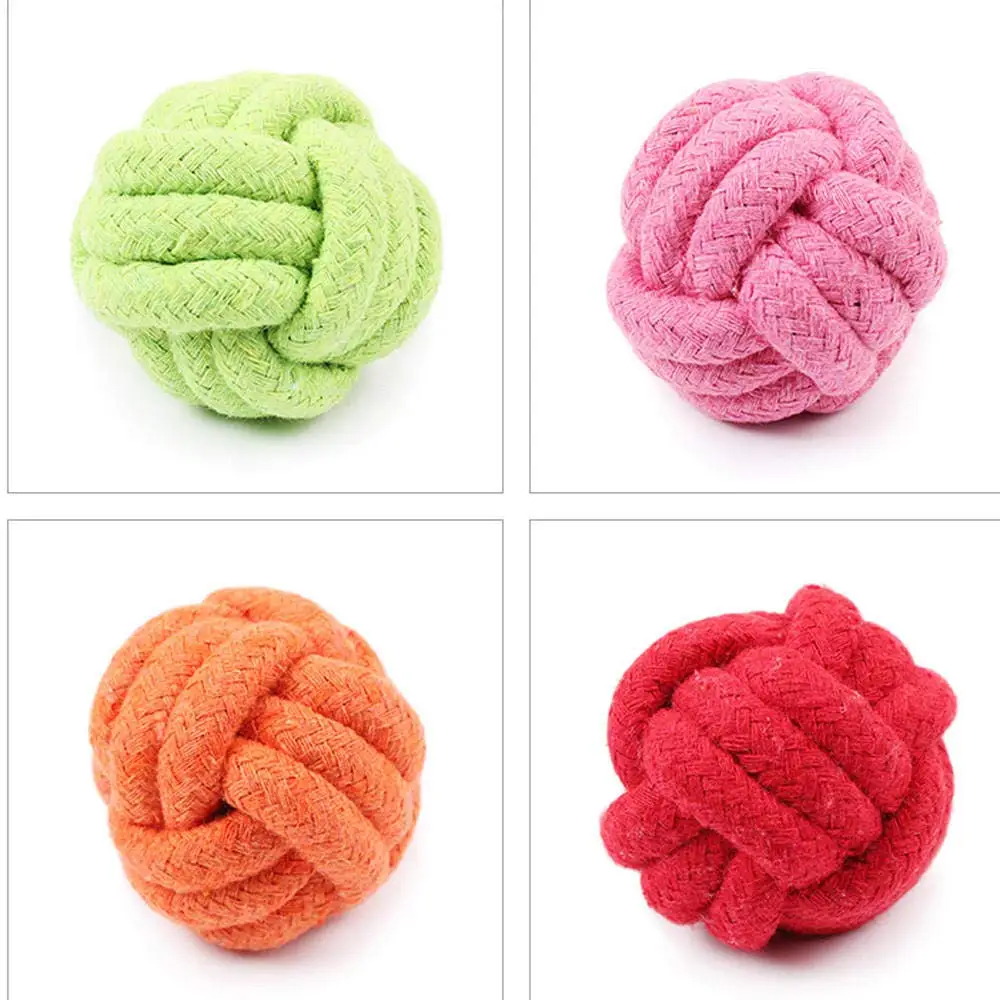 宠物绳球玩具咬球多彩吱吱玩具狗玩具球为宠物用品狗游戏狗玩具 c1526