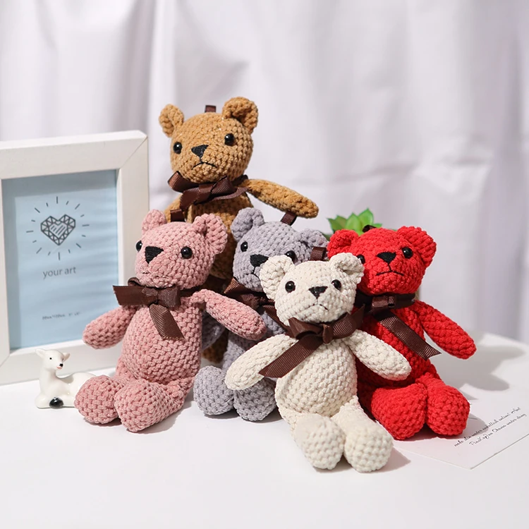 

Wholesale  Birthday Wedding Party Decoration Pineapple Stuffed Plush Toys Teddy Bear For Pendant Dolls Gifts, Red, brown, wine red, pink, white, dark gray, purple, yellow, blue