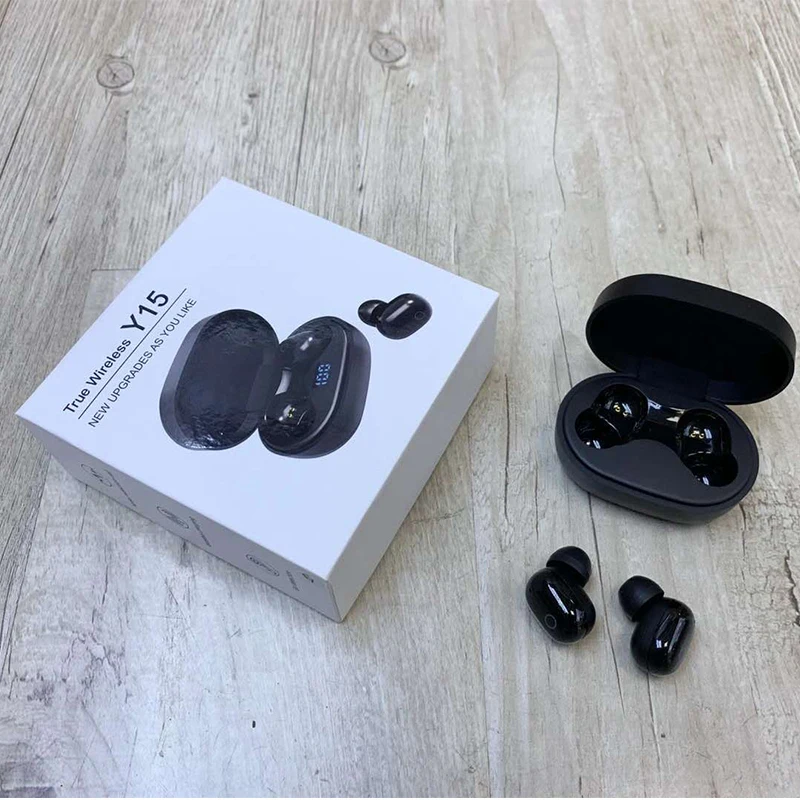 

Mini Bluetooths 5.0 Wireless Earphone LED Display Sports Wireless Earphones & Headphones Wireless Earbuds
