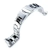 Screw Fixed Link 3 Micro Hole Type Adjustment Brushed 316L Stainless Steel Watch Strap