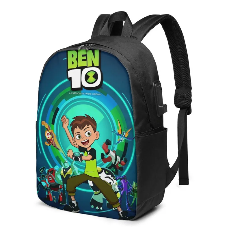 

Custom Ben 10 Games Children USB Backpacks Schoolbag Mochila Students In School Bag, Customized