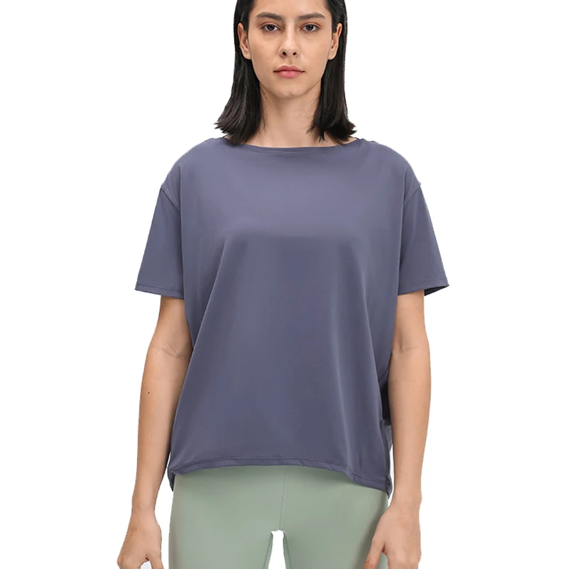 

Women Short Sleeve Loose Comfort Soft Quick Dry Running T Shirt