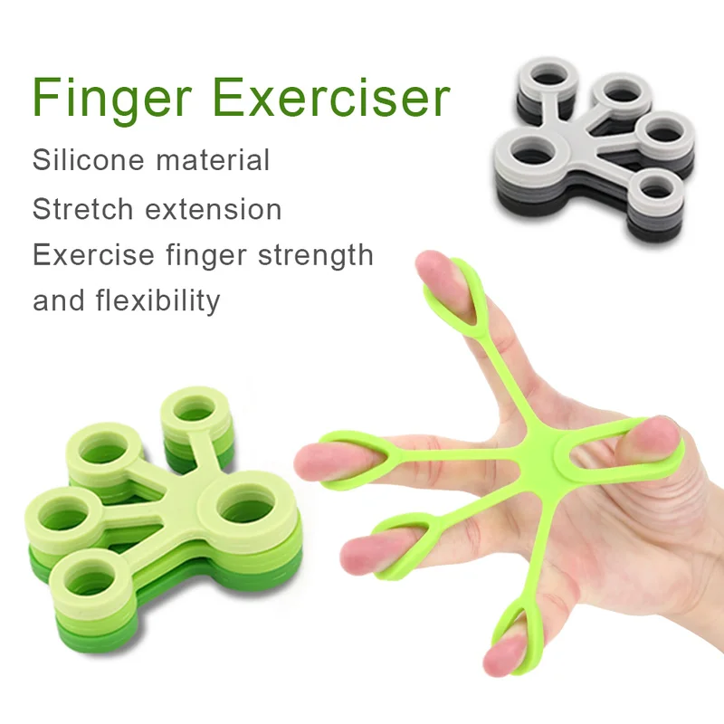 

Resistance Bands Exercisers Stretcher Rehabilitation Training Ring Hand Expander Grip Finger Pull