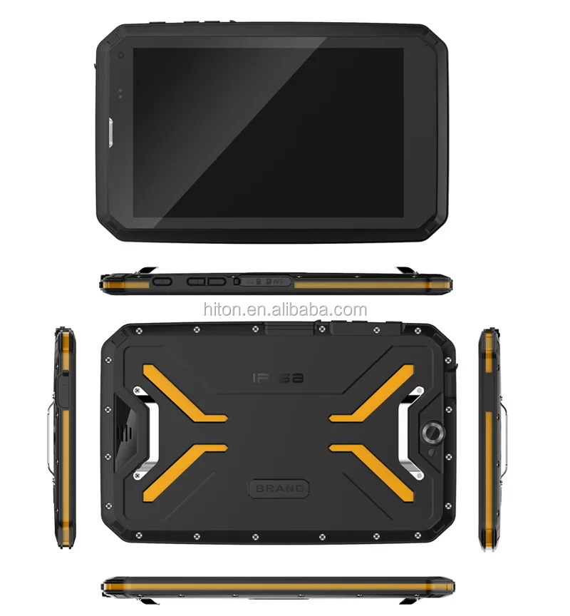 HiDON Cheapest 8" Android 9.0 Rugged Tablet PC Support NFC/UHF RFID/2D,1D Barcode scanner IP68 Waterproof Tablet