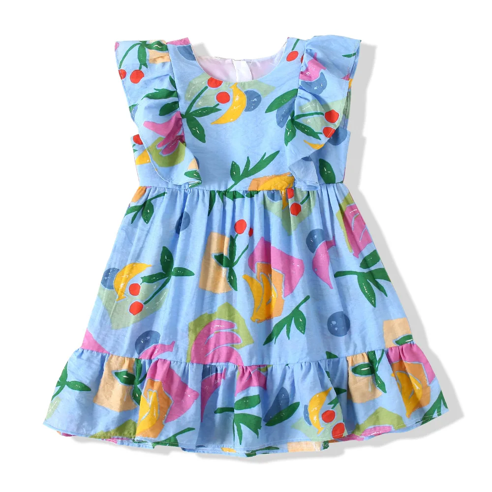 

Shunying OEM vetements pour enfants fashionable casual ready to ship korean spanish party summer princess infant girl dresses