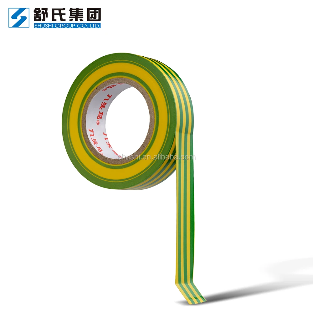 Yellow Green Pvc Tape Earth Wire Marking Tape Insulating Tape Buy High Voltage Insulation Tape