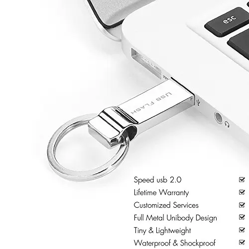 Metal Mini Disk Pen Drive 128GB Custom Logo Gift 2GB 4GB 8GB 16GB 32GB 64GB Pen Drive Keychain usb Flash Drives - ANKUX.COM