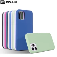 

For iPhone 11 Case liquid Silicone, Body Skin Custom Logo Micro-matte Silicone Phone Case For iPhone 11 Pro Max Retail Packing