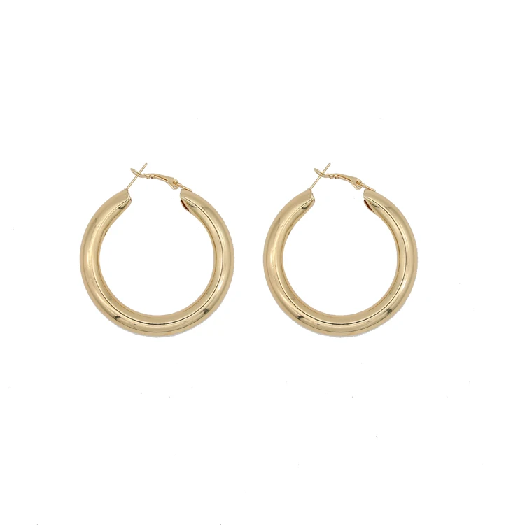 

Beautiful Designed Women'S Gold/Silver Hoop Earrings For Gift/Party/Wedding