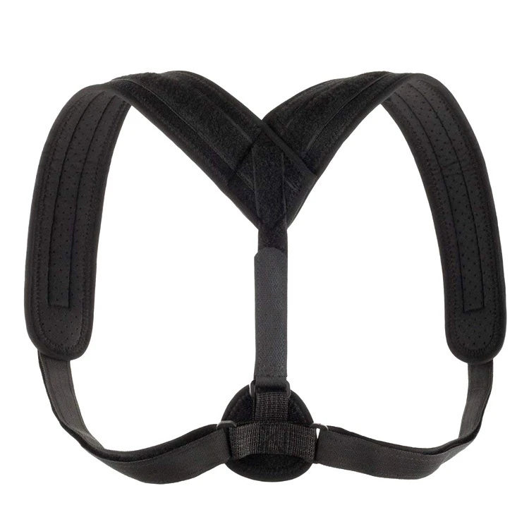 

Best selling products comfortable and adjustable clavicle support correct shoulder posture 2019 NEW, Black back support belt