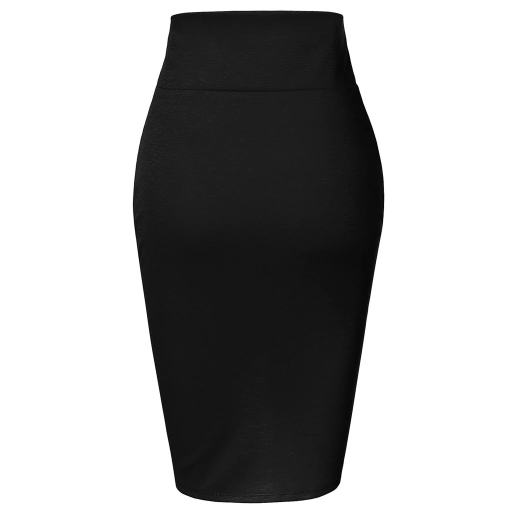 Daily Office Wear Midi Skirts For Blouses And Tunic Tops For Women ...
