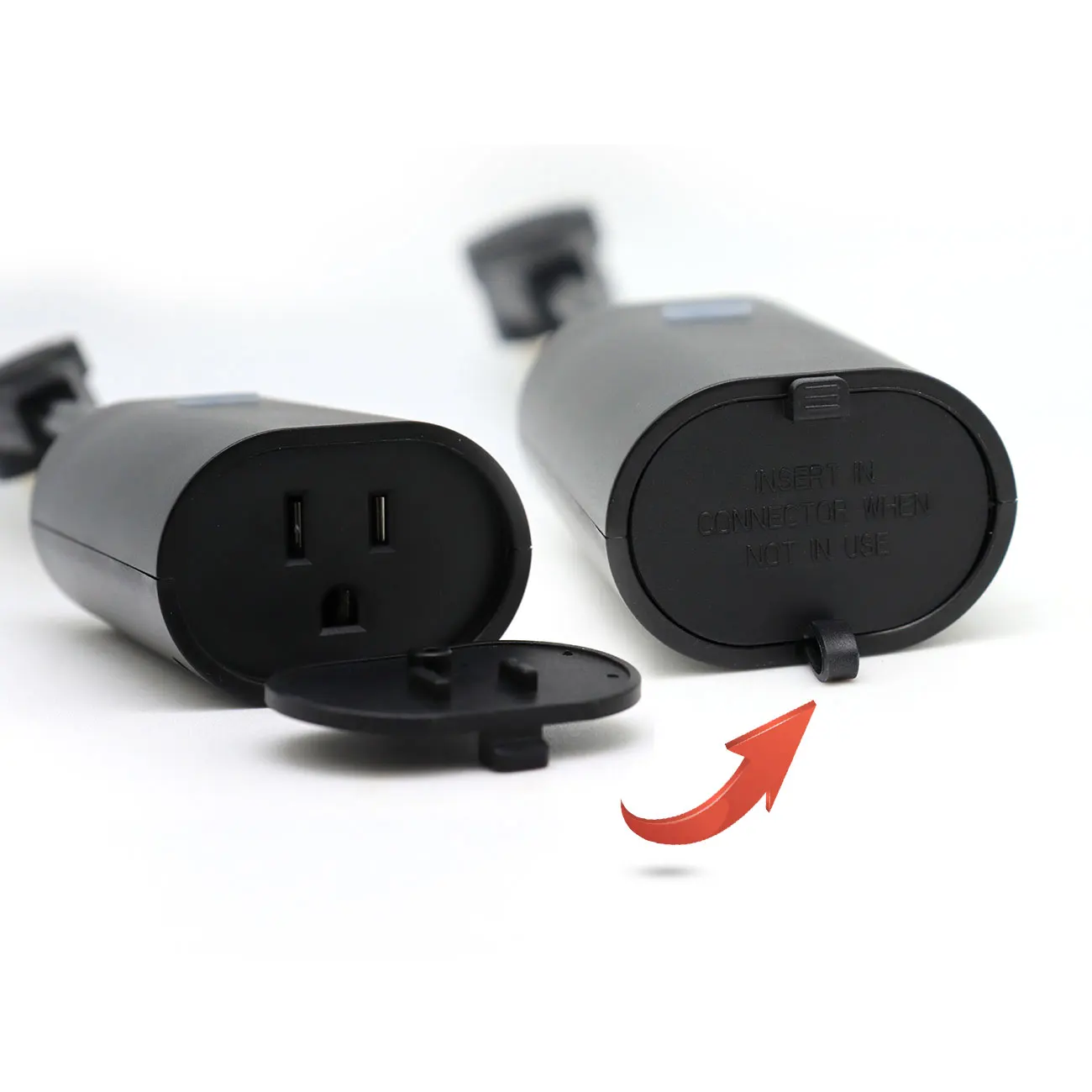 

Smart Dimmer Plug WiFi Outlet Remote Control IP65 Waterproof for Dimmable String Lights, Black