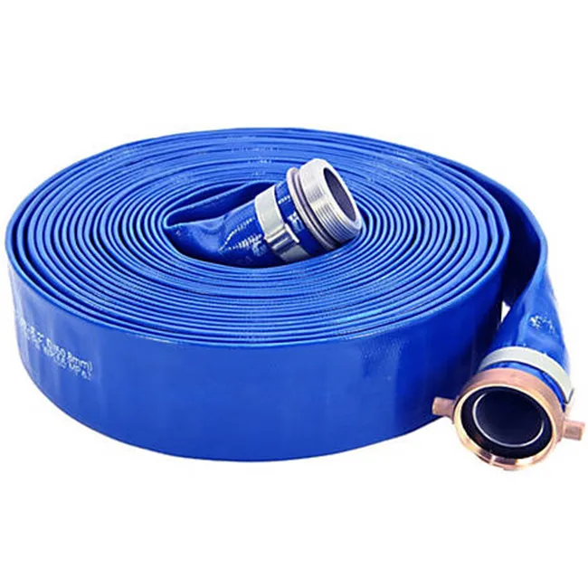 

White high quality agriculture irrigation PVC lay flat hose