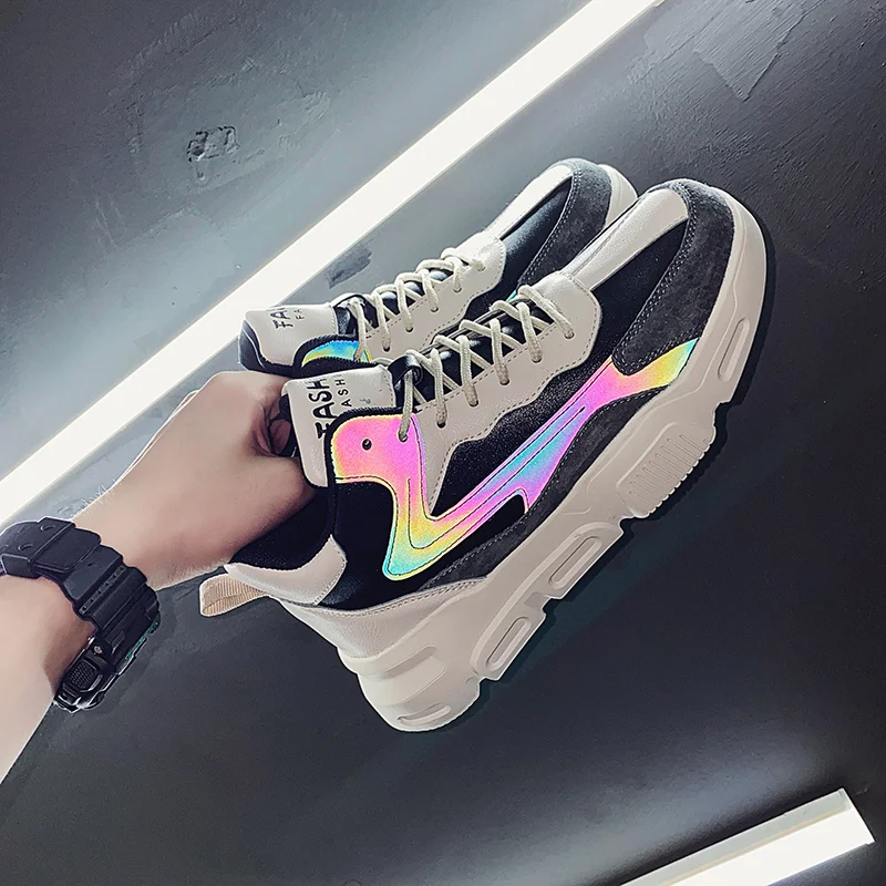 

Men's fashion sneakers torre shoes casual shoes breathable sport thick-soled heightening shoes