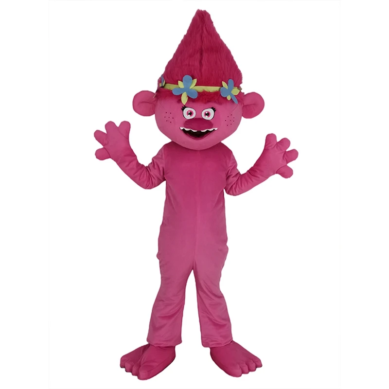 

Anna Kendrick Trolls Mascot Costume Cartoon