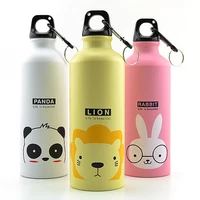 

Aluminum alloy 500Ml Cartoon Cute Animal Sport Foldable Children Water Bottles For Promotional Gift