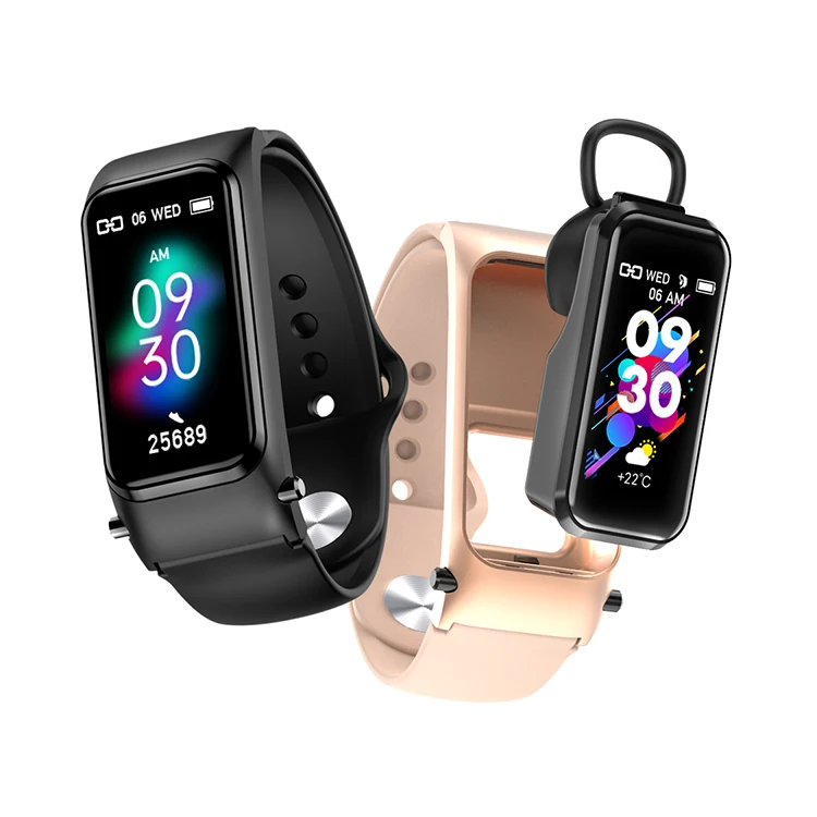 

24-hour Continuous Blood Pressure Monitoring IPX7 Waterproof Full Touch Screen X4 Earphones & Headphones Smartwatch