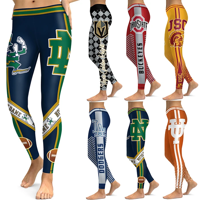

Hot Sale New Design 2019 American Football Leggings, As picture