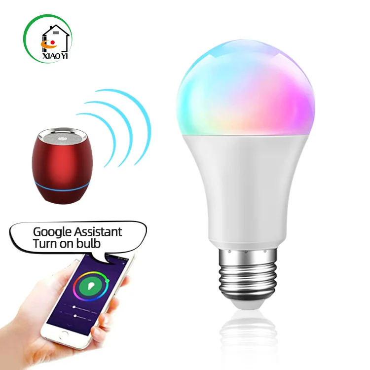 

google home bulbs wifi light rgb color smart bulb e27